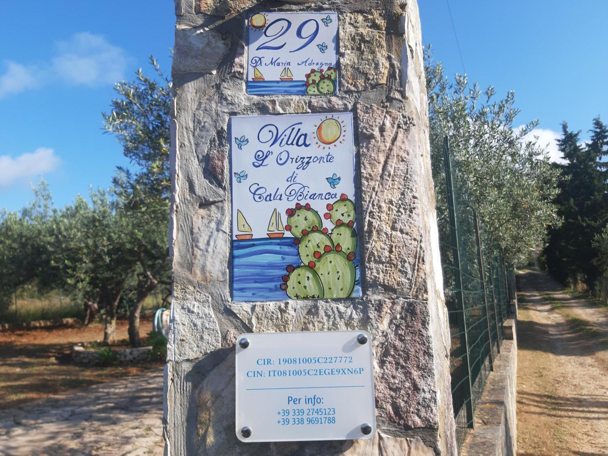 Villa L'Orizzonte Di Calabianca Castellammare del Golfo Exterior foto